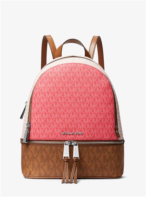 rhea medium color block backpack.